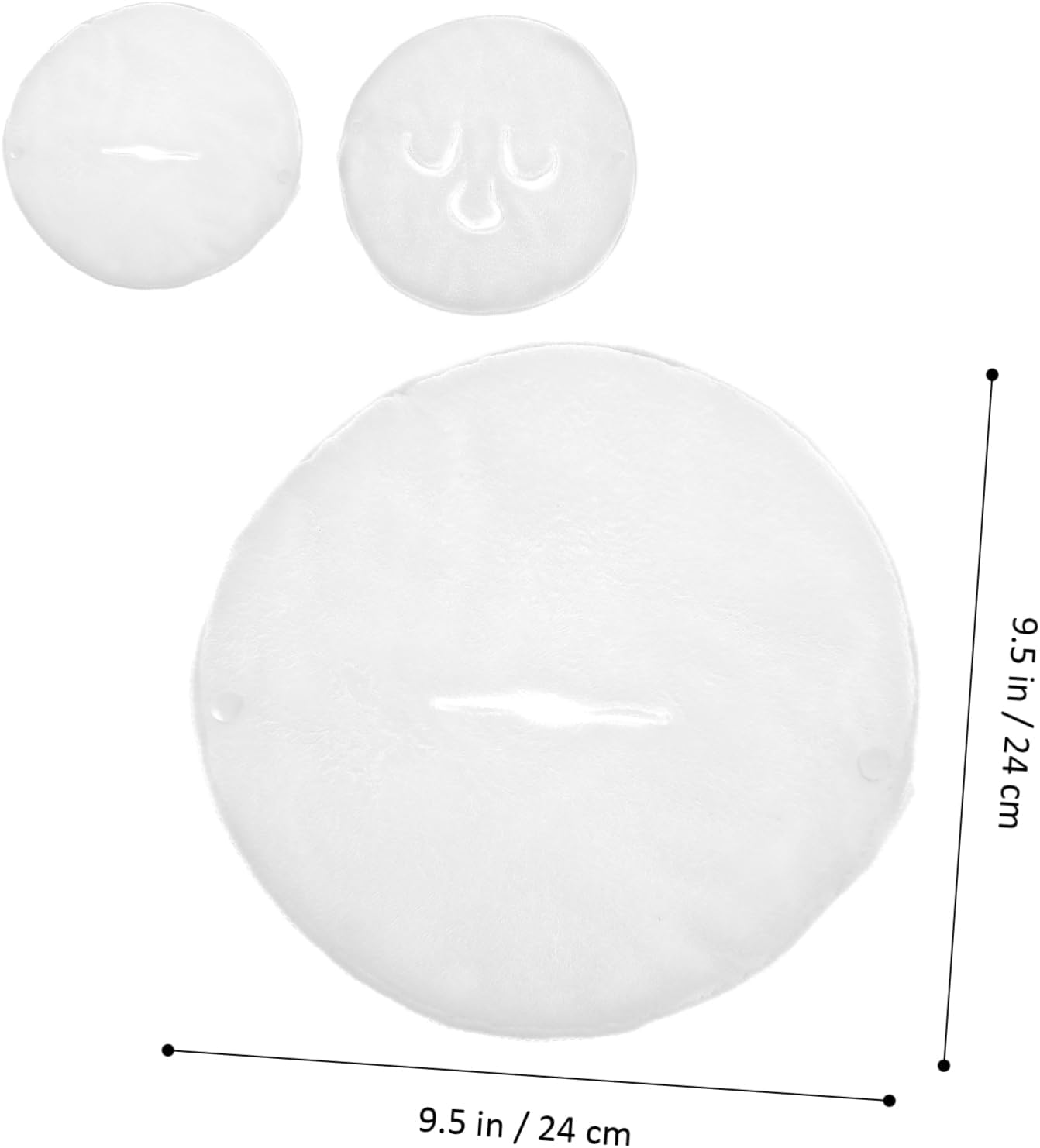 2 Pcs Coral Fleece Face Towels for Warm Compress Steam Face Mask Towels for Skincare and Facial Steamer Set for Personal Spa image 4