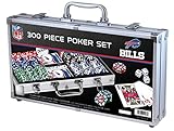 MasterPieces Game Day - NFL Buffalo Bills - 300 Piece Poker Chip Set, Casino Style
