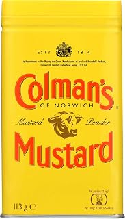 Colman's Mustard Hot & Dry 4.0 OZ (Pack of 3)