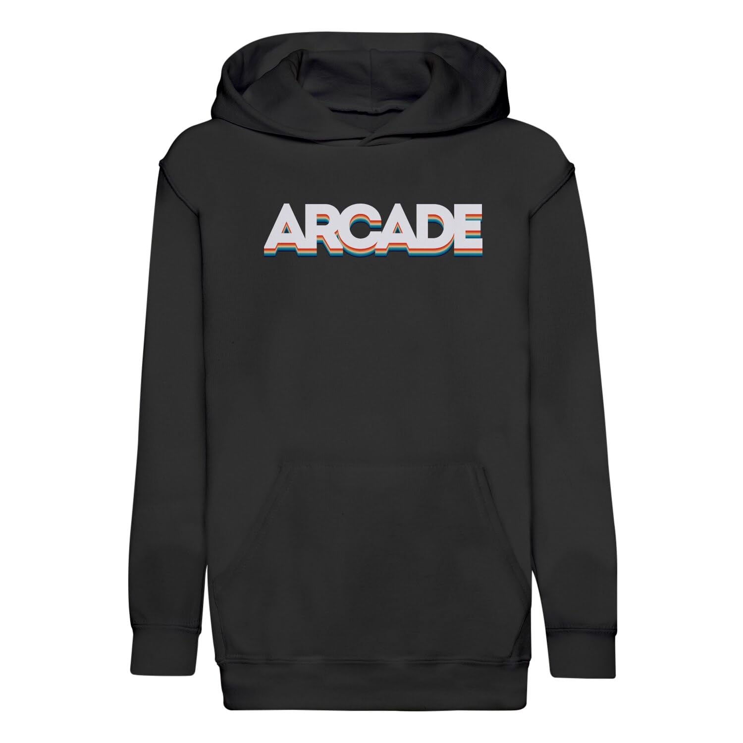 Sweat à Capuche Enfant Art Retro Gaming avec Impression Premium Durable