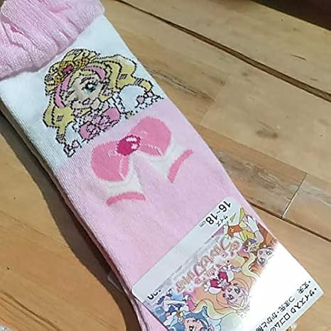 Amazon Co Jp タグ付きプリンセスプリキュア 靴下 ソックス ハイソックス 16 18 ガールズソックス 服 ファッション小物