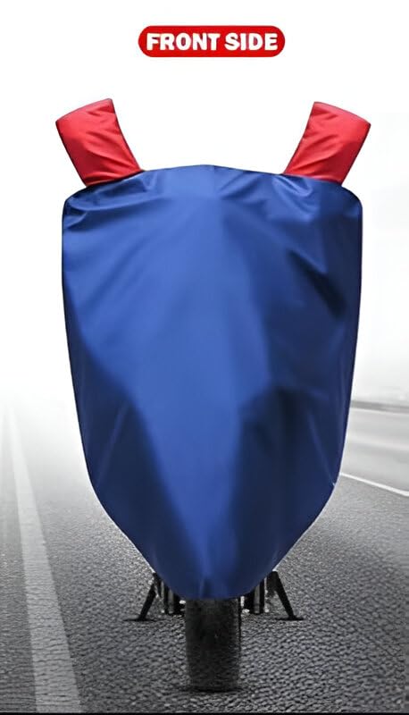 Image of AutoCart Bike Scooty Motorcycle Cover for Premium Bike (Red an Blue Color) Also Suitable for All 125 CC Bikes and Scooty and Upto 150cc Pack of 1 | Design for Suzuki GIXXER