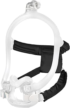 3 PCS Satin CPAP Mask Strap Covers, Comfortable CPAP Strap Covers, Silky CPAP Hair Protector to Fit F30i Headgear, Anti Wrinkle CPAP Mask Cushions for Reducing Red Marks Black