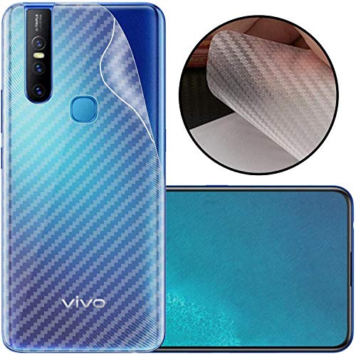 Image of Compatible with Vivo V15 Back Screen Protective Film Carbon Fiber Skin Transparent Screen Guard Sticker