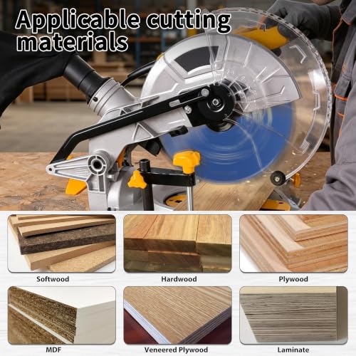SawWorks 10 Inch 24T ATB Carbide Saw Blade, 5/8" Arbor, Wood Ripping & Framing Blade for Table Saw/Miter Saw — view 4