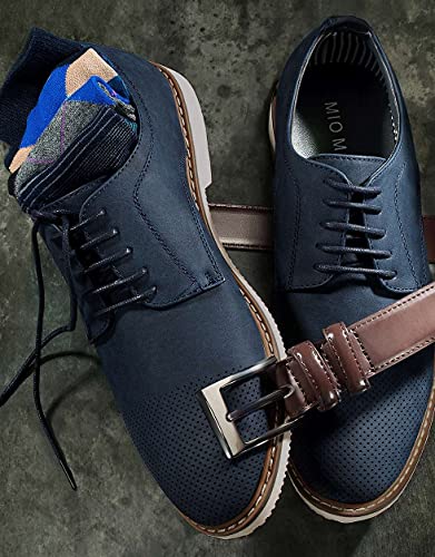 Image of Marino Men's Oxfords Casual Dress Shoes - Comfortable and Breathable Premium Leather Shoe with Rubber Sole