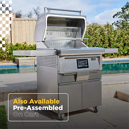 Coyote 28 Inch Built In Pellet Grill, Stainless Steel, Intuitive Digital Touch Control - C1P28 - Image 7