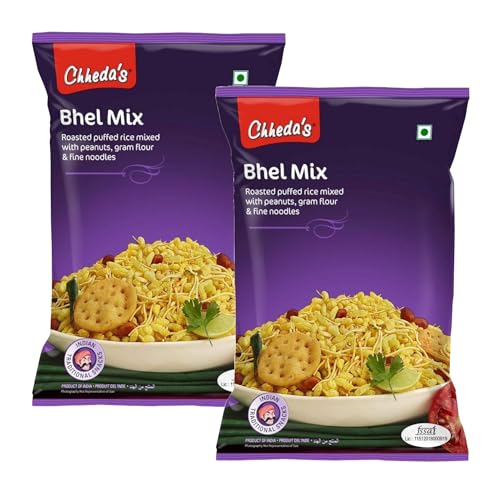 Image of Chheda's - Bhel Mix - Roased Puffed Rice, Peanuts, Besan Sev - Sev Kurmura (300g Pack of 2)