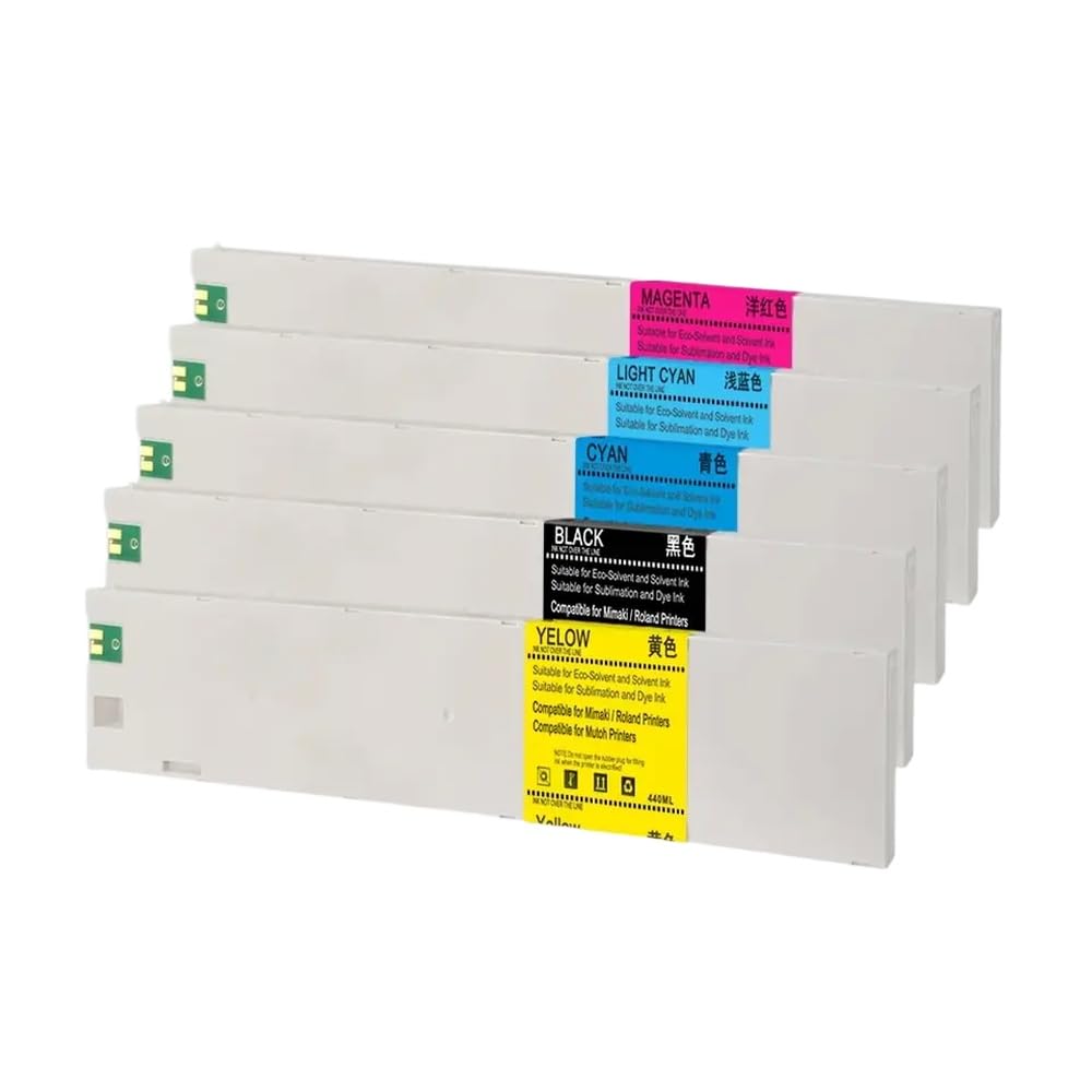 440ML ECO-SOL MAX Compatible Ink Cartridge ESL3 for Roland SP300, VS-540, BN-20 Printers – Weak Solvent Ink(440ML-BLACK)