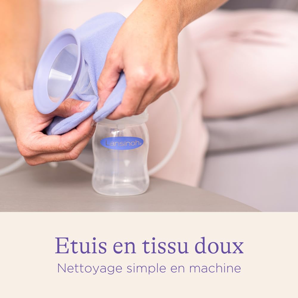 Lansinoh - Compresses 3-en-1 chaud/froid allaitement - Réutilisables - Micro-ondes ou congélateur - Soulage engorgement, mastite & douleurs - Forme anatomique - Thérapie thermique maman