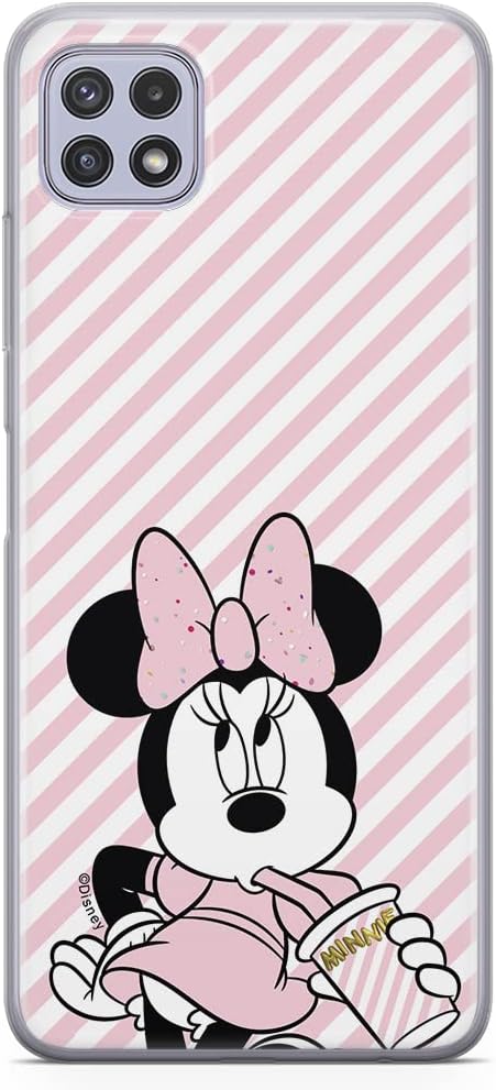 ERT GROUP Mobile Phone case for Samsung A22 5G Original and Officially Licensed Disney Pattern Minnie 017 optimally adapted to The Shape of The Mobile Phone, case Made of TPU