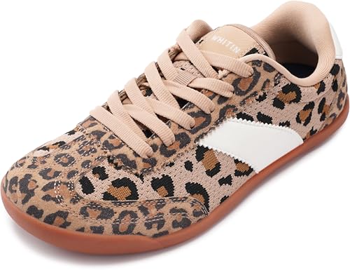 Image of WHITIN Women's Wide Toe Box Barefoot Shoes Retro Style W608 | Zero Drop Support, Natural Foot Alignment, Balanced Walking Feel, Daily Commute, Long Hours Standing