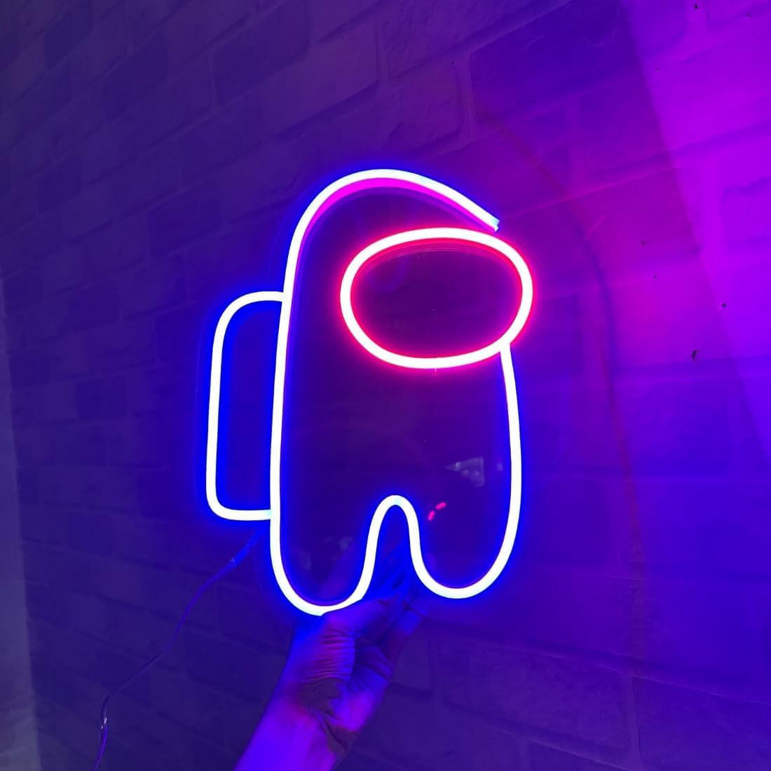 Zesta Neon Sign Board LED Neon Light | Neon Lights for Room Bedroom Decor | Good Vibes Wall Aesthetic | LED Signs for Room Decoration, Logo Light Display