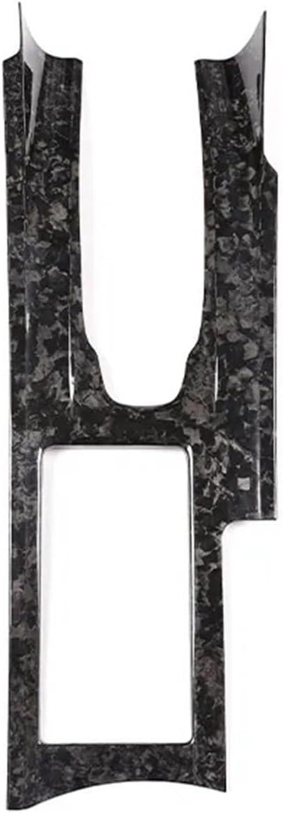 for Nissans GTR R35 2008-2016 Real Carbon Fiber Car Central Control Gear Panel Decorative Sticker Interior Accessories(Forged Pattern)