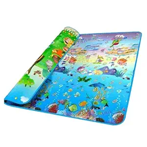 Ubersweet Imported 3X(Baby Ocean Double-Sided Pattern Crawling mat J1K1)