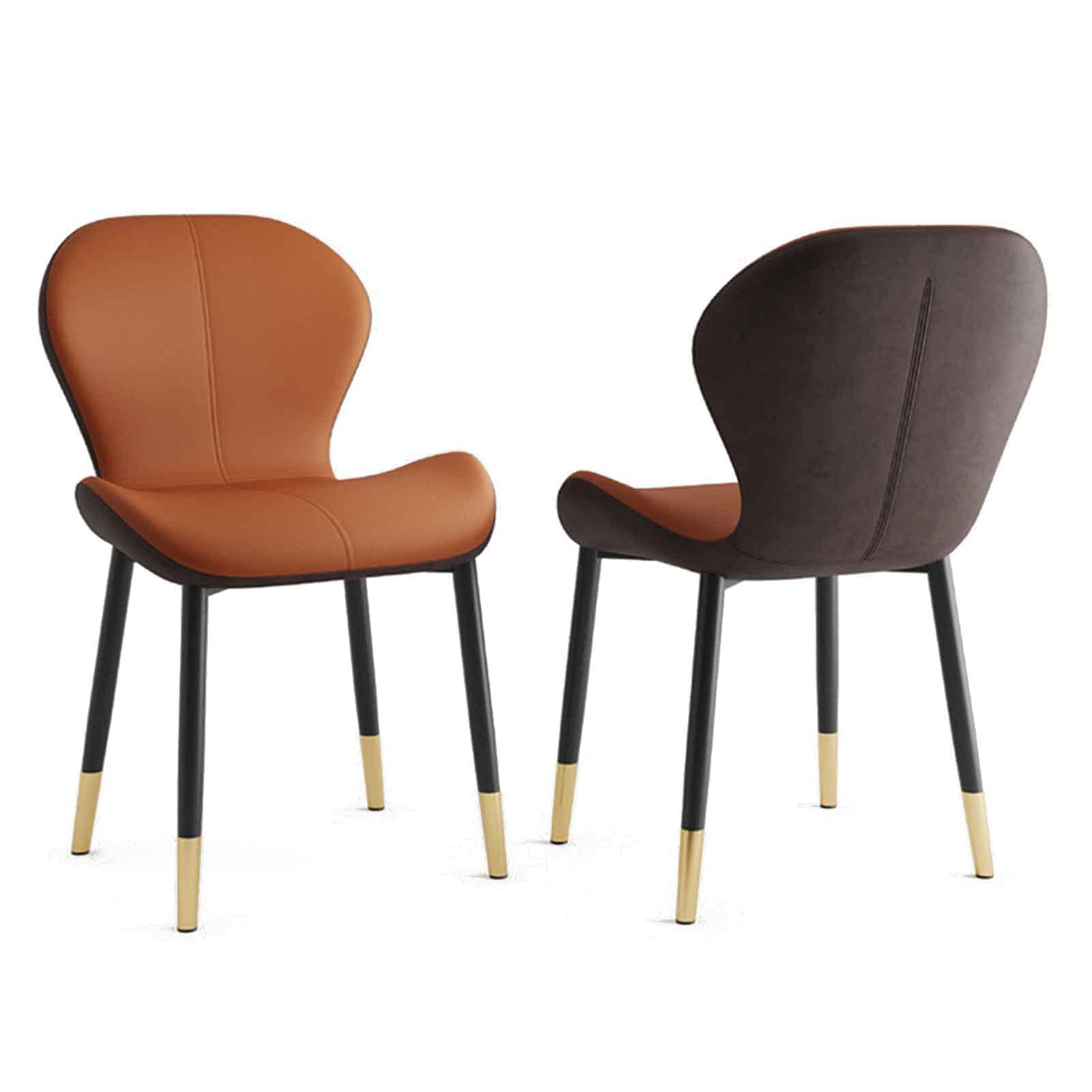 Chaises dîner industriel marron pour des repas conviviaux