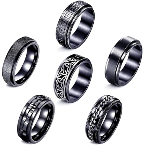 LOWNOUR Fidget Rings Set Cover