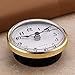 Hicarer 2.8 Inch/ 70 mm Quartz Clock Insert, Gold Trim, Arabic Numeral, Quartz Movement (Gold Trim)