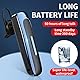 Drahtloses Bluetooth Headset, Freisprech Bluetooth Ohrhörer, E1 Bluetooth Freisprecheinrichtung Business Headset kabelloser Stereo Kopfhörer für sicheres Fahren und Laufen(schwarz blau)