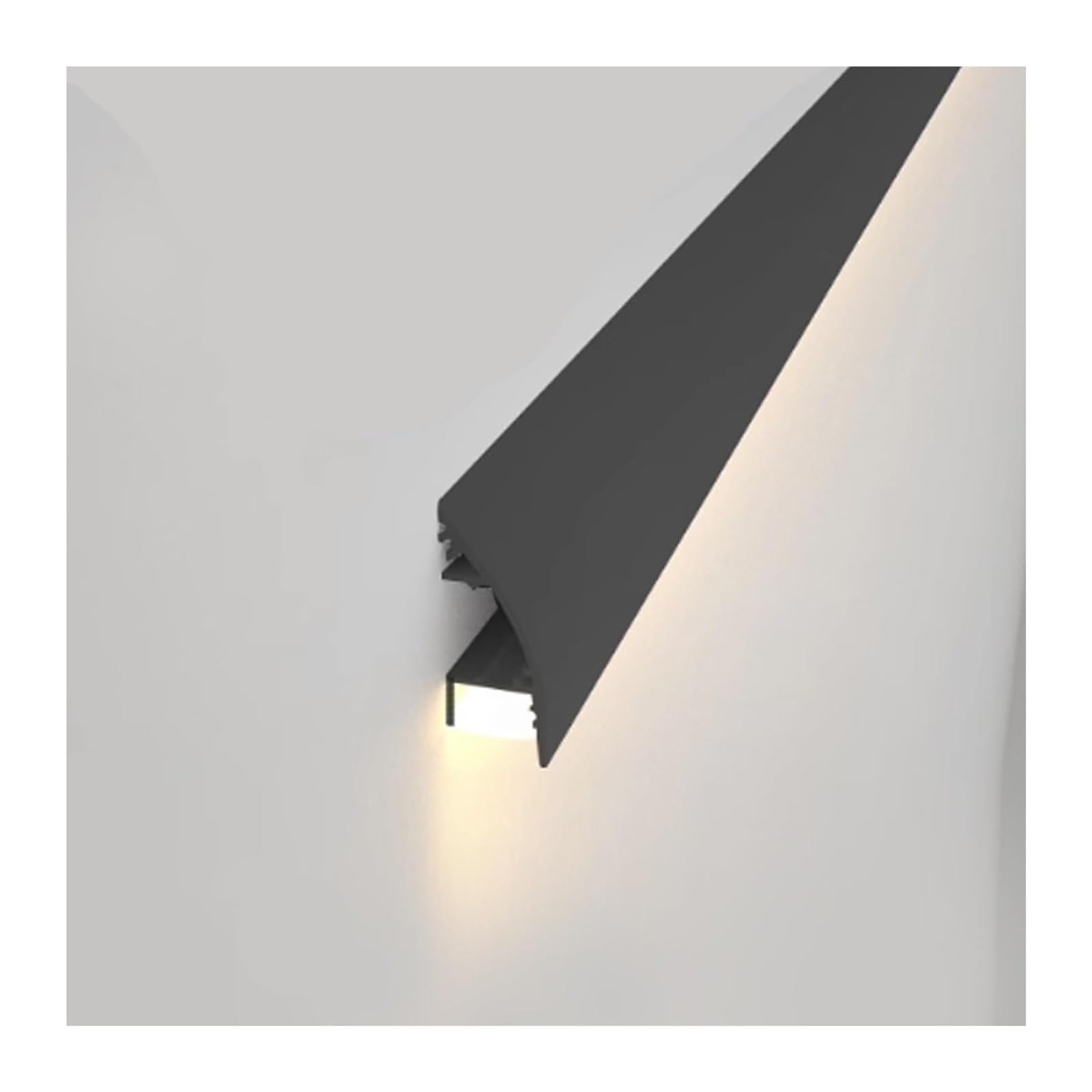 Profil aluminiowy LED, Aluminiowy kanał dyfuzora do montażu powierzchniowego z listwą świetlną LED, wiele rozmiarów(6.5M(21.3FT))