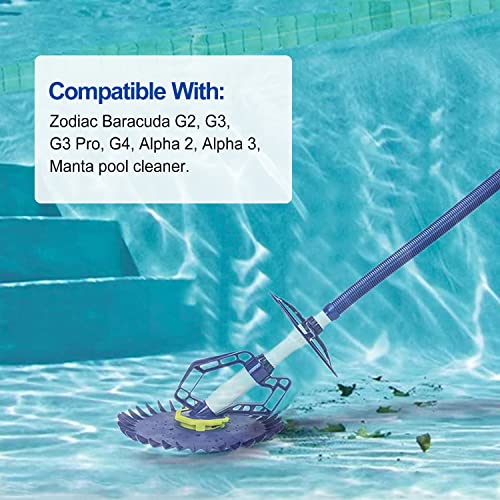 Yeechun W70329 Finned Disc Seal & W69698 Pool Cleaner Diaphragm & W70327 Foot Pad Pool Cleaner Replacement Parts For Zodiac Baracuda G2 G3 G4 Replace W69721 W72855, 6 Pack #TOP6
