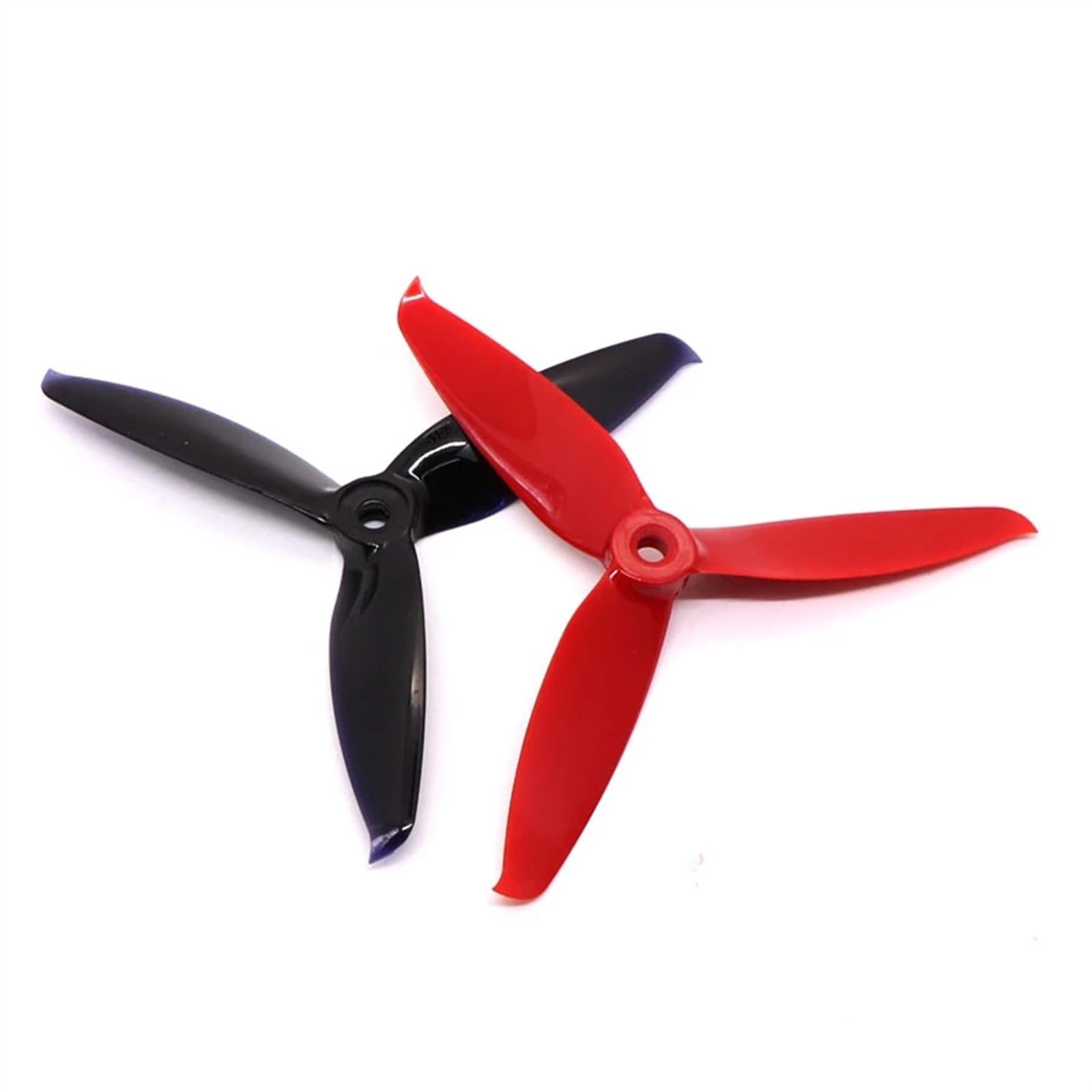IWBR 5152S 5.1X5.2X3 3-ostrzowe śmigło Pc dla Rc Fpv Racing Freestyle 5 cali 5.1 cala drony Vervanging Diy Onderdelen ( Color : 12Pairs Black )
