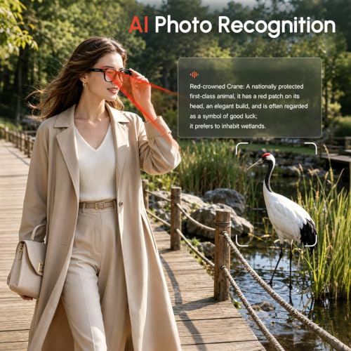 AI Smart Glasses with Camera, Hands-Free Calls, Music, Offline AI Assistant - image 5