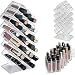 byAlegory Acrylic Lip Gloss Makeup Organizer | 28 Space Storage Designed To Stand, Lay Flat & Be Stacked (CLEAR)