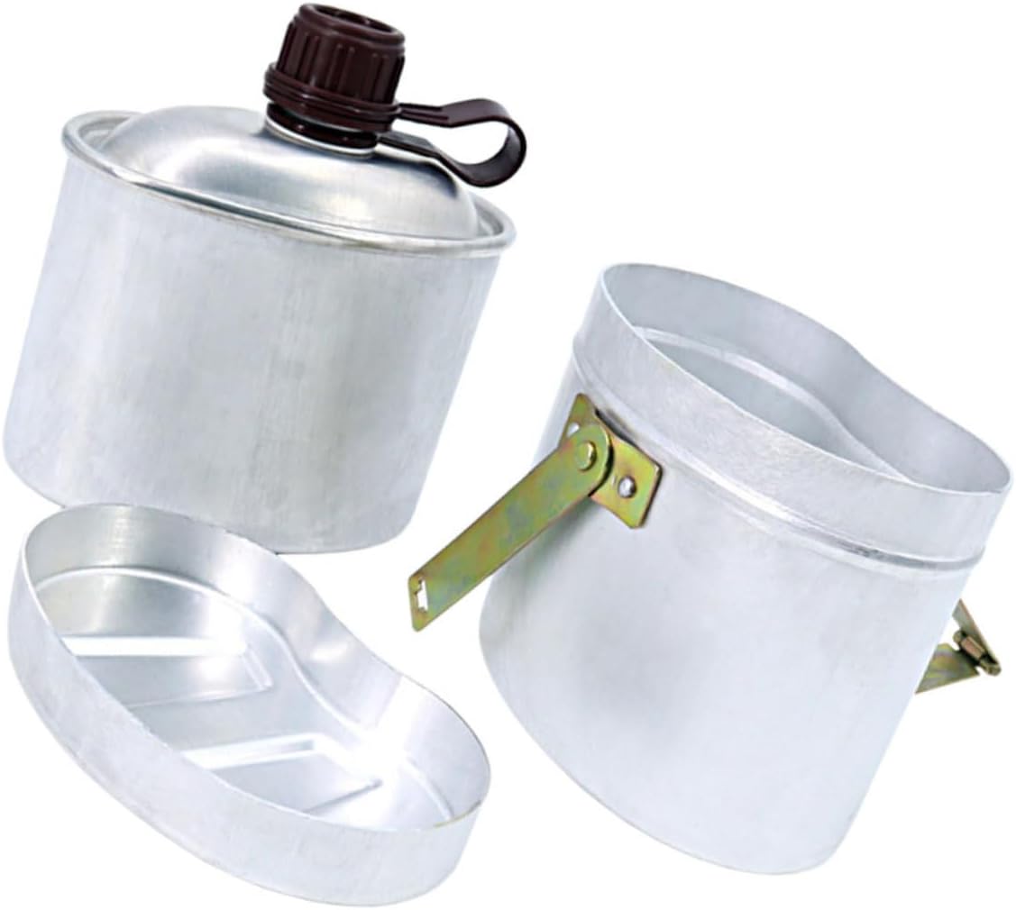 Camping Kettle Lunch Box Outdoor Lunch Box Military Water Kettle Lightweight Easy to Carry