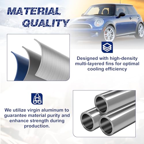Image of Air Conditioning A /C Condenser Compatible with Mini Cooper # 3254, CN3254PFC, 64531490572