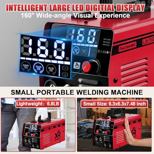 Image of 160Amp 3 IN 1 Welder, MIG /Lift TIG /Stick Welding Machine 110V