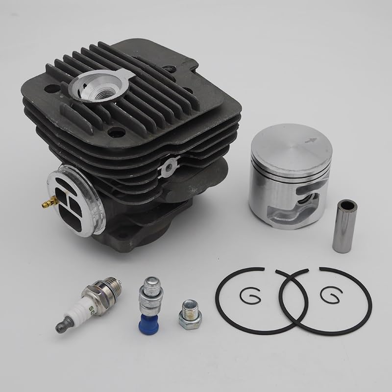 Piezas de jardín Kit de bujías de pistón de Cilindro de 56mm for cortadora eléctrica Husqvarna K960 K970, repuestos de Motosierra de jardín Piezas de jardín