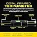 The Terpometer Digital Thermometer - Thermometer Wax Tool Calibrated for Quartz, Ceramic & Titanium Surface - Mini Thermal Heat Temperature Contact Tool - Concentrate Tools & Rig Accessories