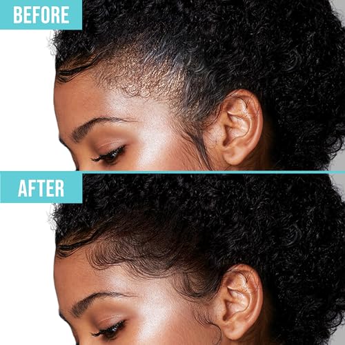 KISS Colors & Care Maximum Hold Edge Fixer, 24 Hour Scented Styling Hair Gel with Biotin, Non-Greasy, Long-Lasting Moisture & Shine for All Hair Types, 30 mL (1.01 US fl. oz.), Sweet Peach