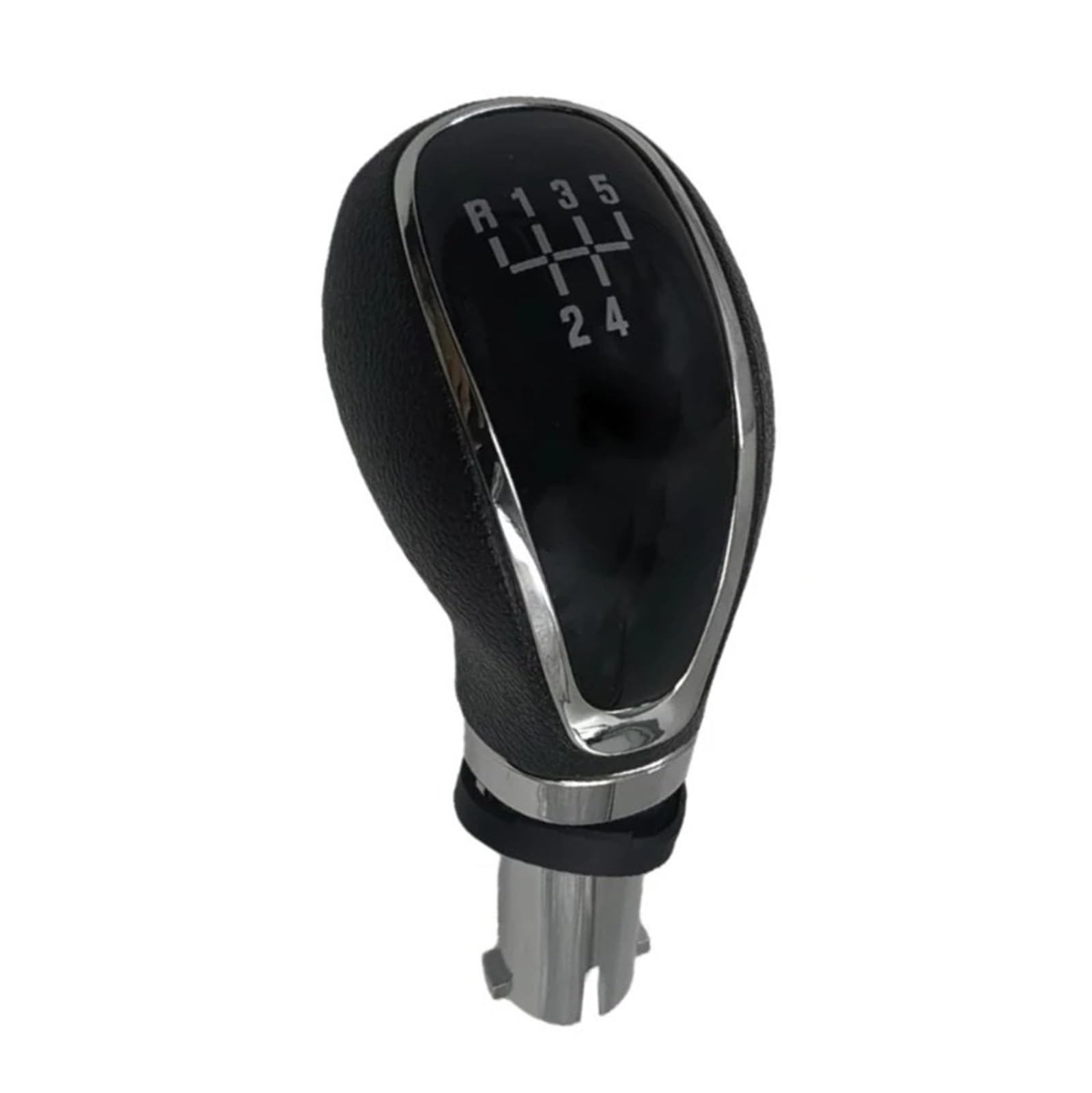 Qmtvfsrh R5 Speed Car Gear Shift Knob Manual 5/6 Speed Gear Shift Knob Black Abs For Vauxhall For Opel For Mokka J13 2012-2019 Gearbox Shifter(R5 Speed)