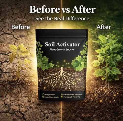 Image of Soil Activated Treasure Plant Growth Booster | Improves Soil Quality & Root Support | Suitable for Indoor & Outdoor Plants | for Pots, Gardens & Home Plants | Easy to Use 100g (1 Piece)