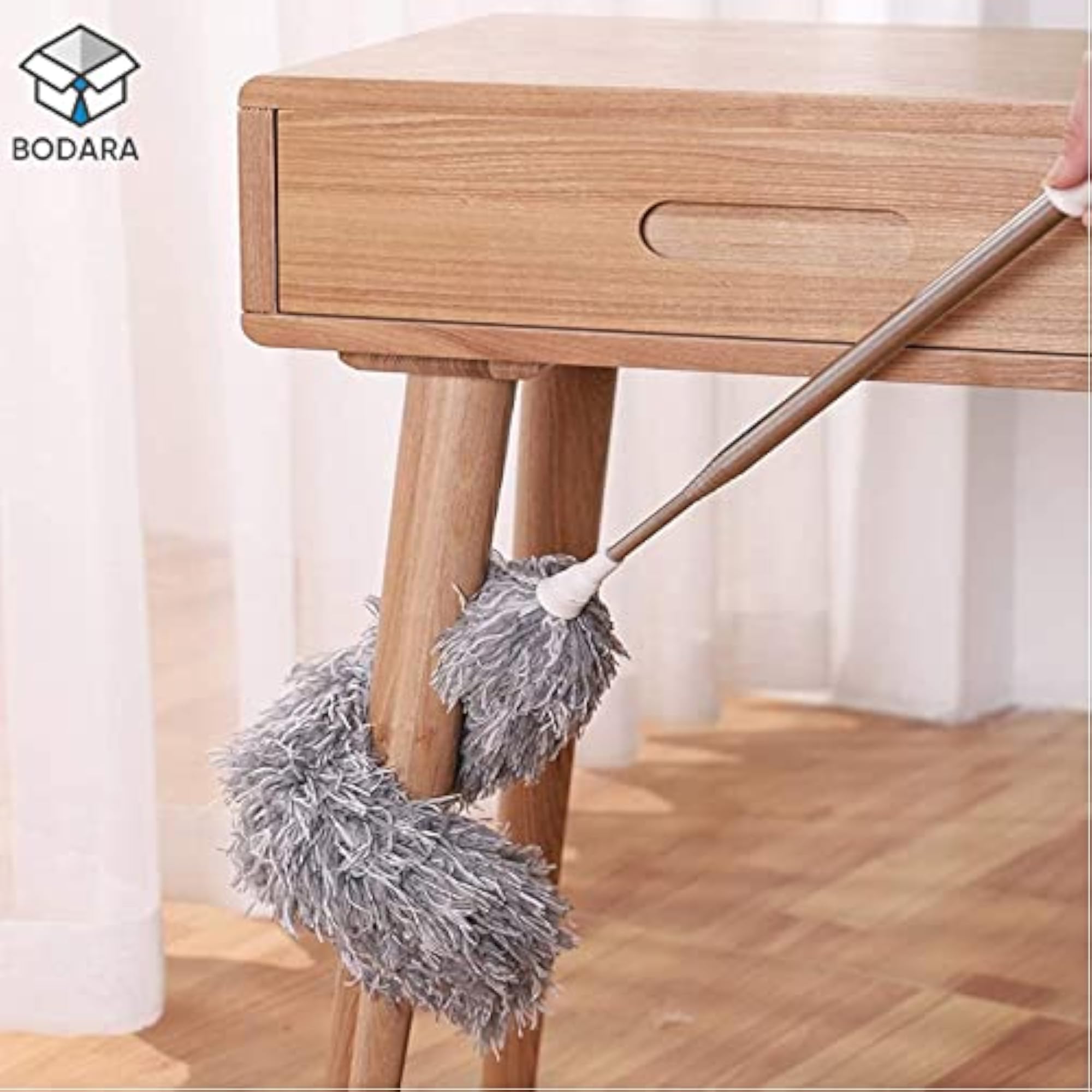 Upgraded Microfiber Duster with Extendable Pole