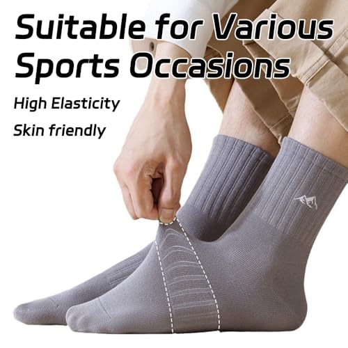 Active Athletic Casual Socks for Men Women, Sport Running Walking Cushioned Breathable Socks（6Pairs）3