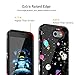 PBRO J3 (2017) Case, Cute Astronaut Case Dual Layer Protective Anti-Scratch Express Prime 2/ Amp Prime 2/ Sol 2/ J3 Emerge/ J3 Prime/ J3 Luna Pro Space/Black