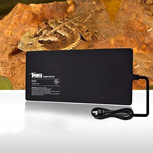 Miniatura 5 de IPower Almohadilla de calor para reptiles de 4 W8 W16 W24 W, calentador de terrario debajo del tanque, alfombrilla térmica y controlador de
