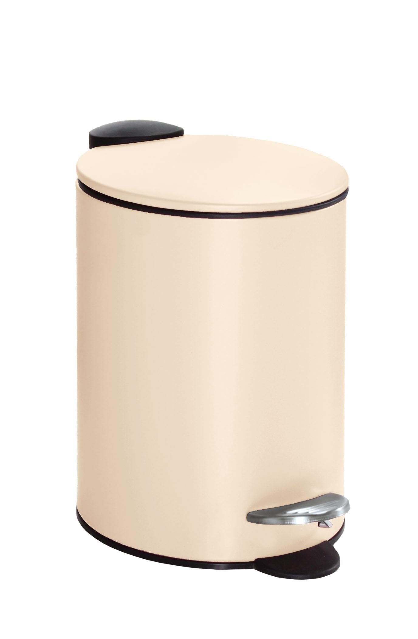 Silence Cosmetic Bin 3 Litre Sand Beige Metal