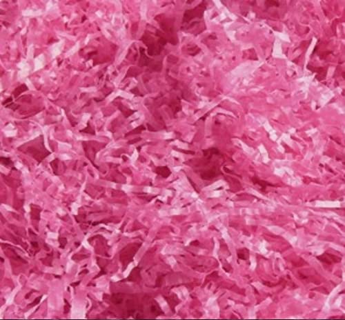 MustBeBonkers Packs of Acid Free Shredded Tissue Paper Shred! Gift Hamper Stuffing Filler (Pink, 500g) โ image 1