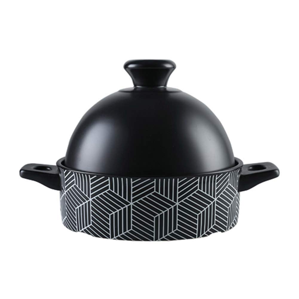 Milk Pan,Household Healthy Dutch Oven,Delicious Soup Chowder Stew Pots,Anti-scalding Ceramic Pan,Heat-resistant Portable Saucepan 1.3l