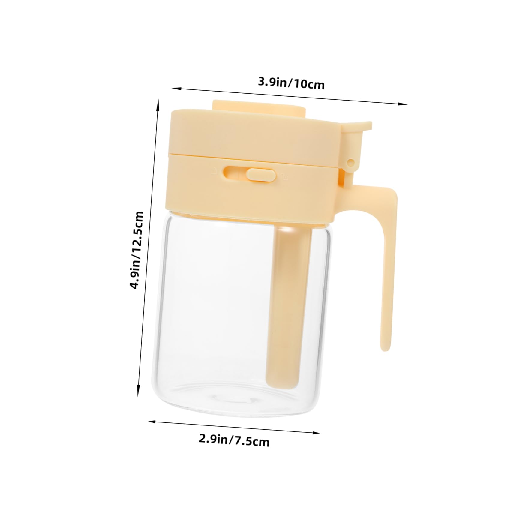 VALICLUD Transparent Kitchen Condiment Bottles Refillable Spice Jar for Salt Pepper Seasonings Versatile Storage Container for Home Outdoor Bbq Camping Use