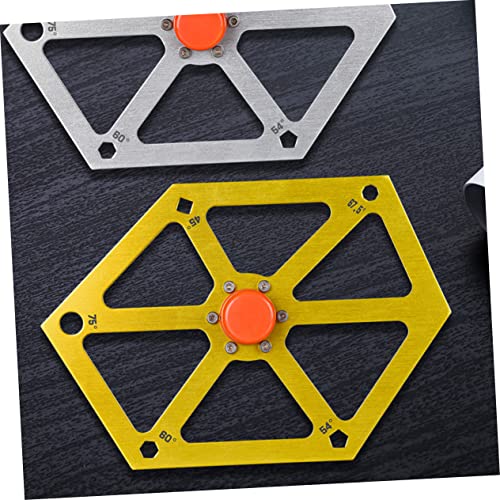 Règle hexagonale chercheur d'angle multi-spécifications pour travail du bois - 4