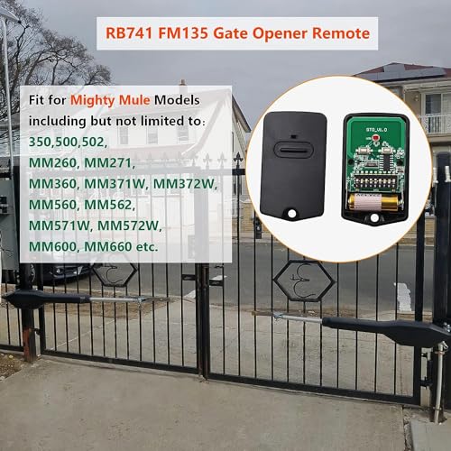 RB741 For Mighty Mule Remote, Replacement GTO Gate