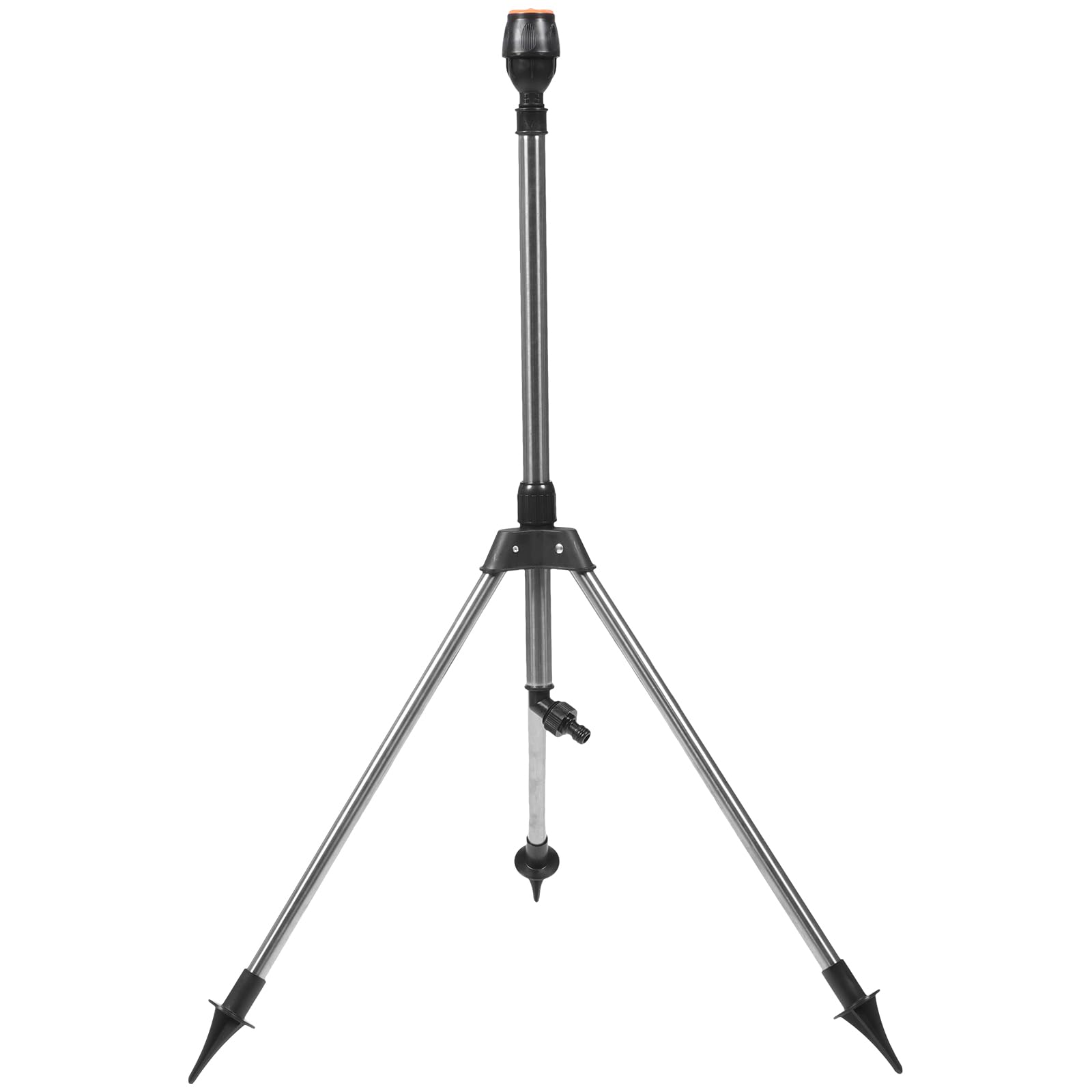 UPKOCH Arroseur Automatique Rotatif sur Trépied pour Pelouse et Jardin Arrosage à 360 Degrés Arroseur Rétractable Pratique Irrigation Jardin et Étanche