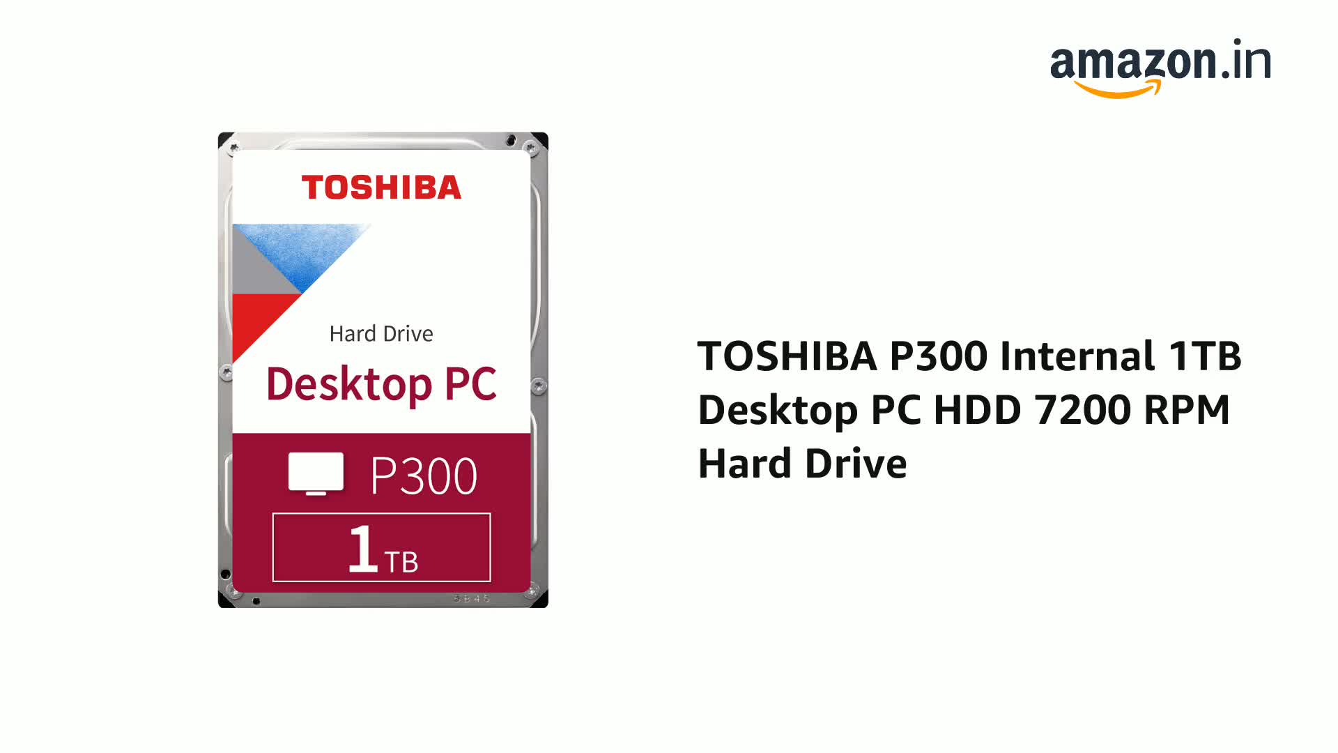 東芝 - Toshiba P300 ハードディスク（1TB） Desktop PC Hard Drives | Toshiba P300 Desktop Internal HDD