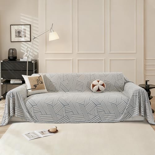 Ystyle Telo Copridivano 200x230 CM, Copritutto Per Divano Antiscivolo, Copridivano Antigraffio Gatto, Fodera Divano Antimacchia Lavabile, Ideale Come Telo Arredo Coperta Picnic, Blu Oceano