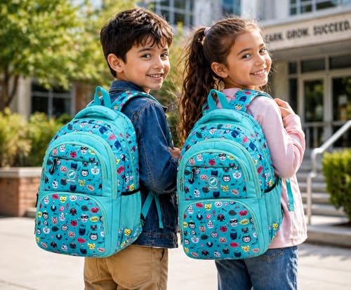 Image of Chris & Kate Premium 32 L Multi-Print School Bag for Boys Girls and Kids Spacious Interiors Casual Backpack Perfect for School, College, Everyday Use Includes Free Stationery Pouch and Rain Dust Cover